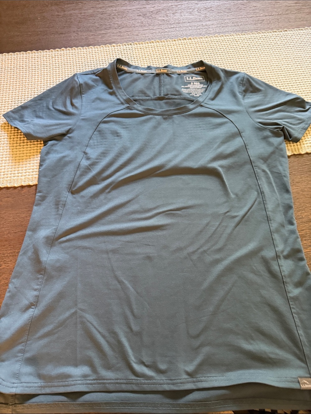 L.L. Bean Women's Short-Sleeve Performance Tee in Slate